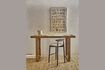 Miniature Andalucia brown wooden high table 2