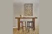 Miniature Andalucia brown wooden high table 3