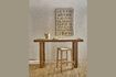 Miniature Andalucia brown wooden high table 4