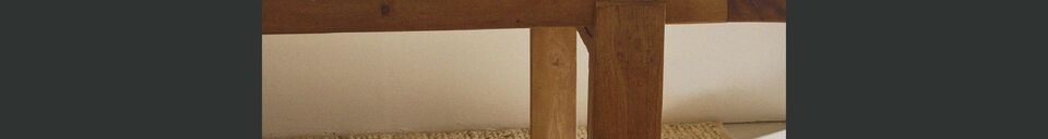 Material Details Andalucia brown wooden table