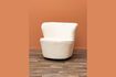 Miniature Annapurna white bouclette armchair 1