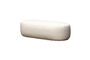 Miniature Annapurna white bouclette bench seat Clipped