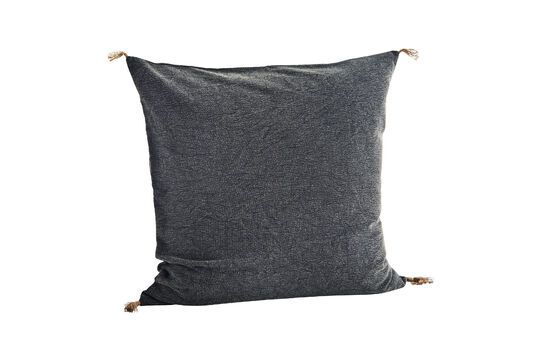 Anthracite cotton cushion cover Curacite Clipped