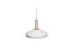 Miniature Apollo white glass pendant 4