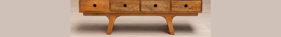 Material Details Aramis light wood coffee table