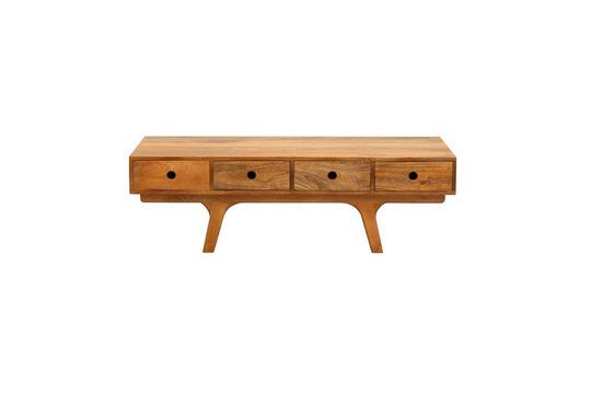 Aramis light wood coffee table Clipped