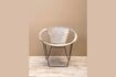 Miniature Arceau grey cowhide armchair 2