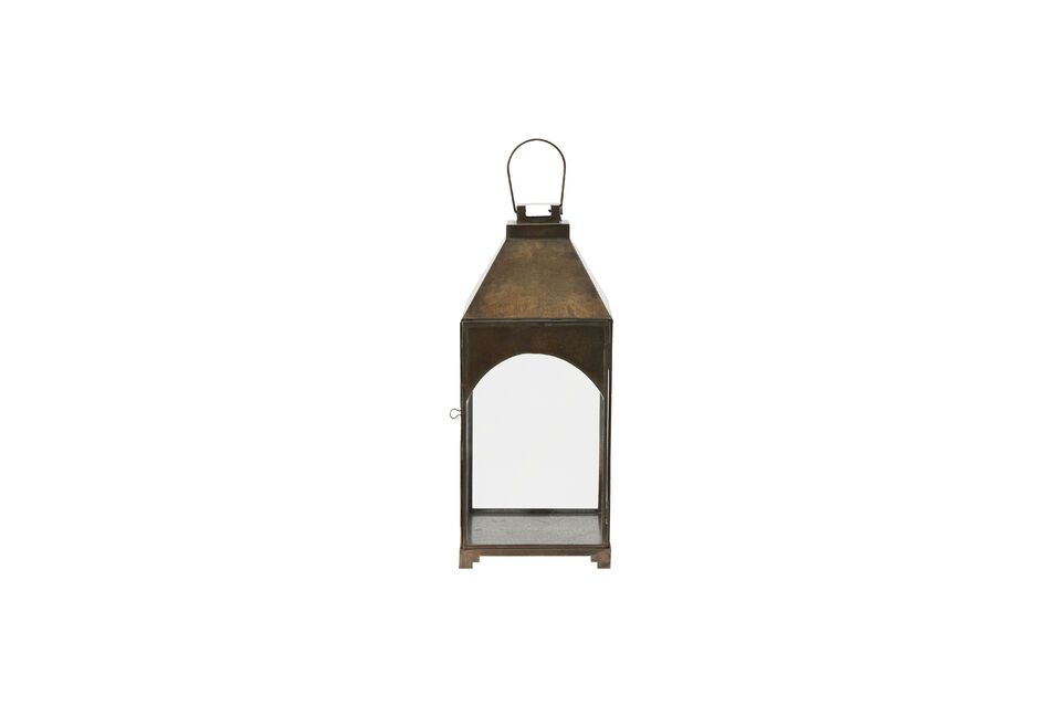 Arch gilt metal lantern House Doctor