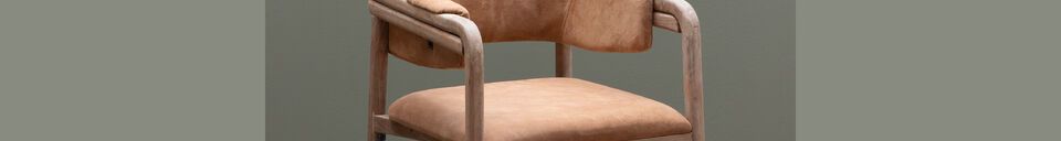 Material Details Archibald light wood chair