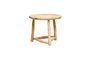 Miniature Archipel light wood side table Clipped