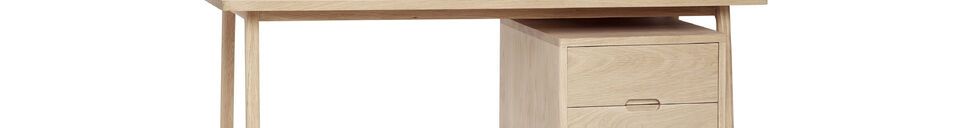 Material Details Architect light oak veneer desk