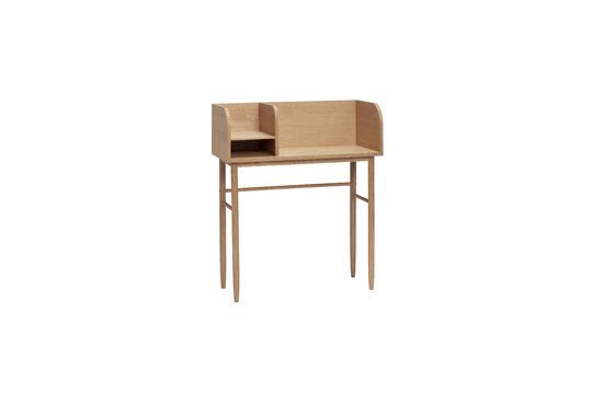 Archive light oak veneer desk