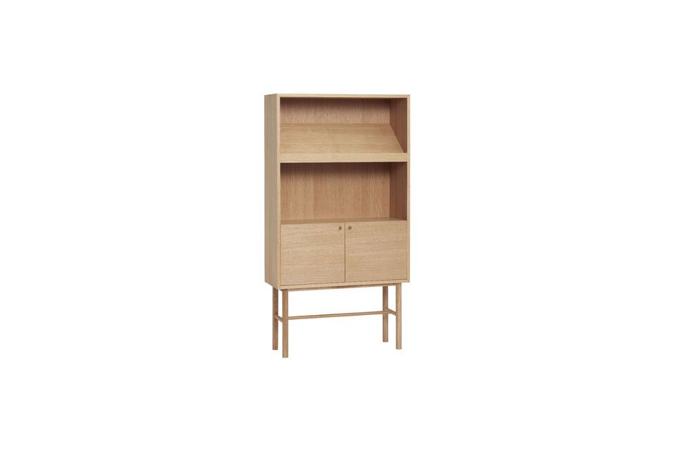 Archive light oak veneer shelf Hübsch