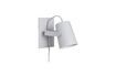 Miniature Ardent light grey metal wall lamp 1