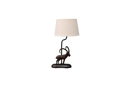 Aries brown brass table lamp Clipped