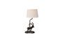 Miniature Aries brown brass table lamp Clipped