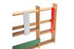 Miniature Arki multicolored wooden wall shelf 5