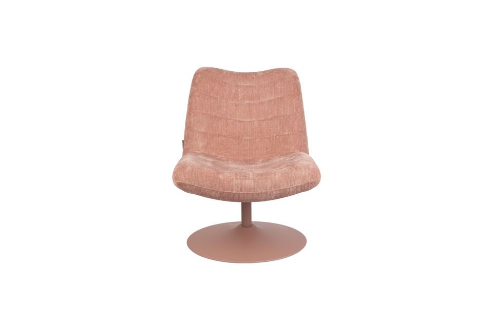 Armchair in pink fabric Bubba - 3