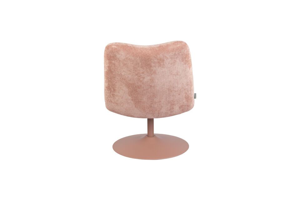 Armchair in pink fabric Bubba - 6