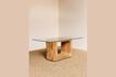 Miniature Arrondi light wood dining table 1