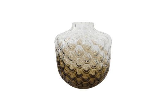 Art Deco brown glass vase Clipped