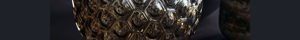 Material Details Art Deco brown glass vase