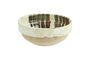 Miniature Artisan off-white earthenware bowl Clipped