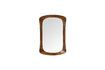 Miniature Arty dark wood mirror 4