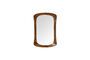 Miniature Arty dark wood mirror Clipped