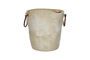 Miniature Ascoli beige stoneware ice bucket Clipped