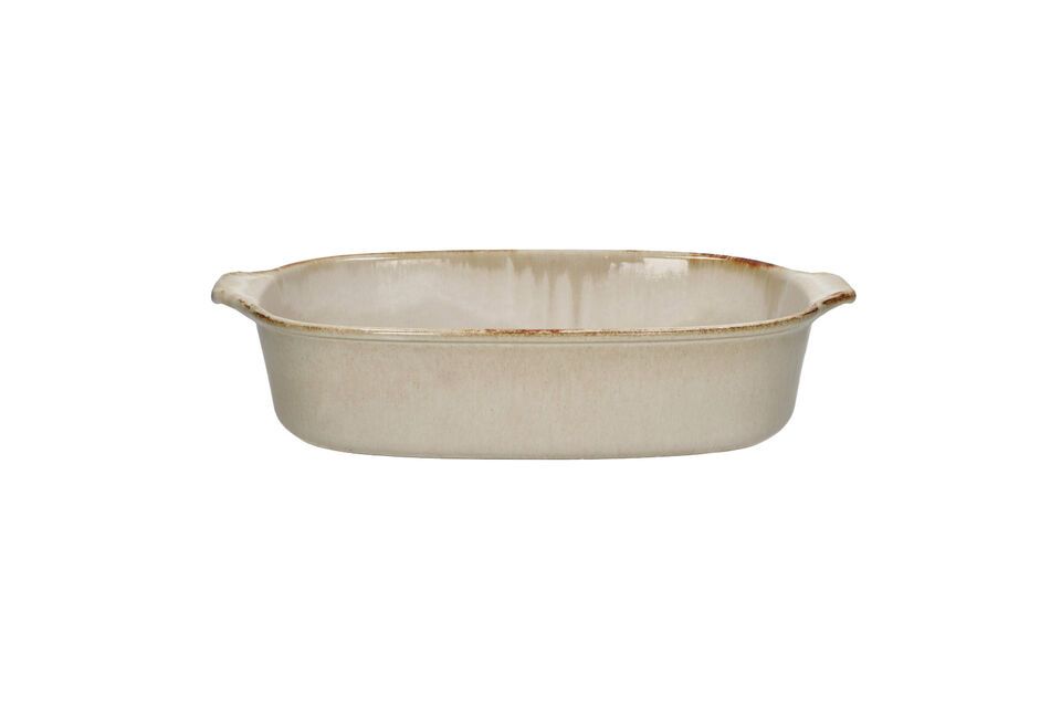 Ascoli beige stoneware oven dish Pomax