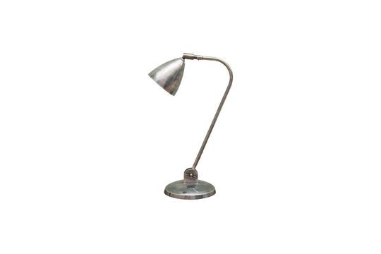 Astaire silver brass table lamp Clipped