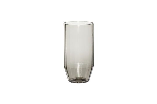 Aster smoked grey glass water glass Clipped