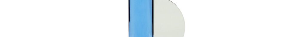 Material Details Astro blue crystal candlestick