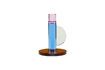 Miniature Astro blue crystal candlestick 1