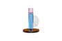 Miniature Astro blue crystal candlestick Clipped