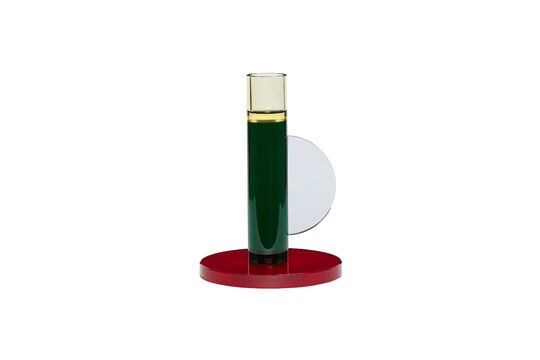 Astro dark green crystal candlestick Clipped