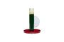 Miniature Astro dark green crystal candlestick Clipped