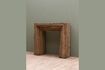 Miniature Asturias dark wood console table 1