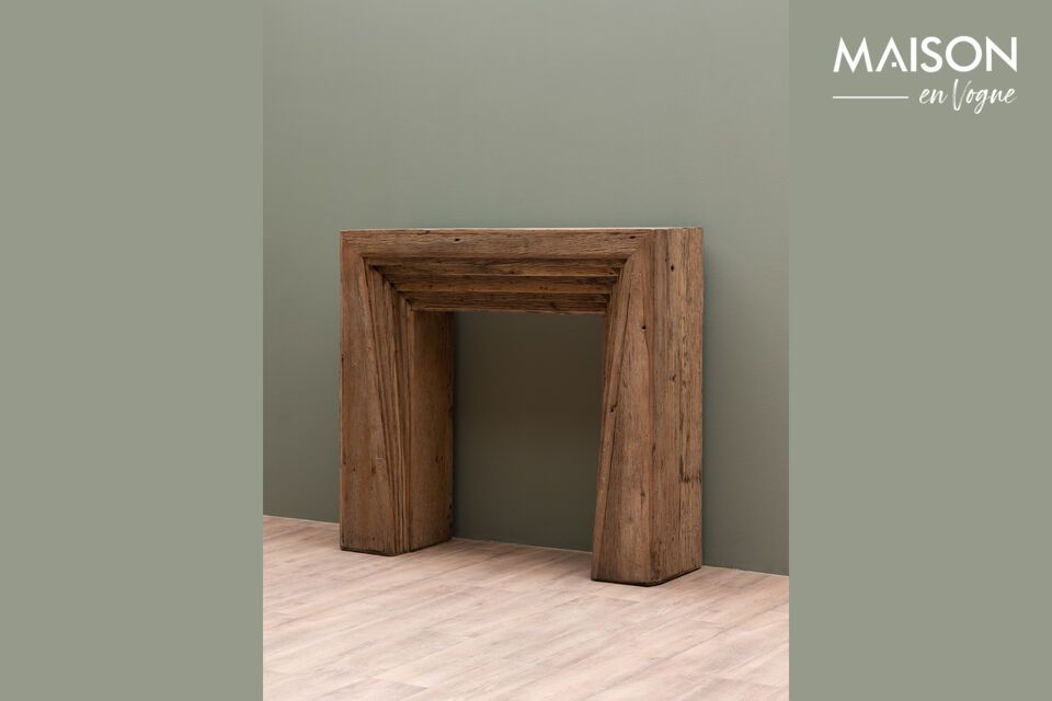 Asturias dark wood console table Chehoma