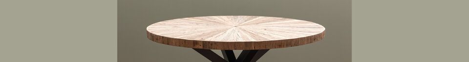 Material Details Asturias light wood dining table