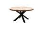 Miniature Asturias light wood dining table Clipped