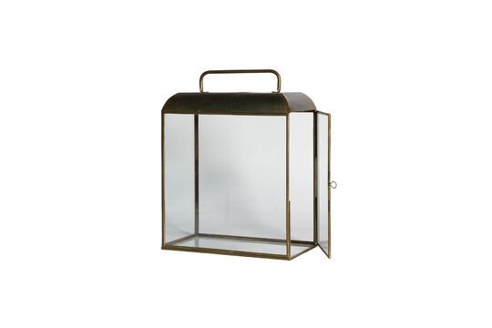 Atina black metal lantern Clipped