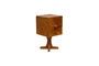 Miniature Aubin dark wood bedside table Clipped