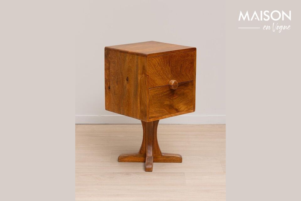 Discover the classic charm and timeless elegance of our mango bedside table