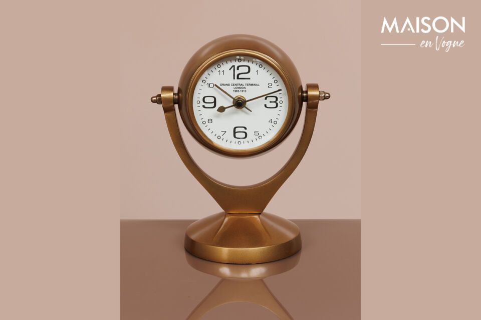 Aviateur copper metal clock Chehoma