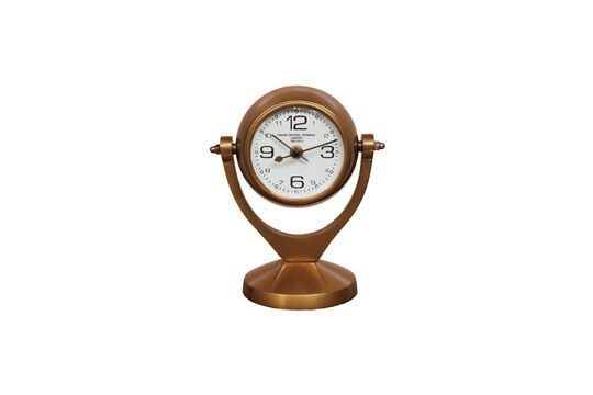 Aviateur copper metal clock Clipped