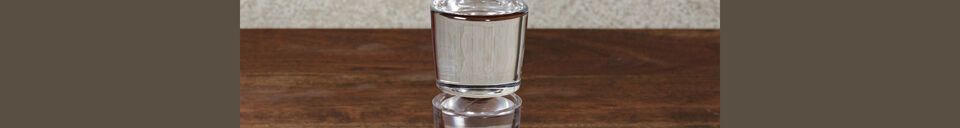 Material Details Babel clear glass decanter