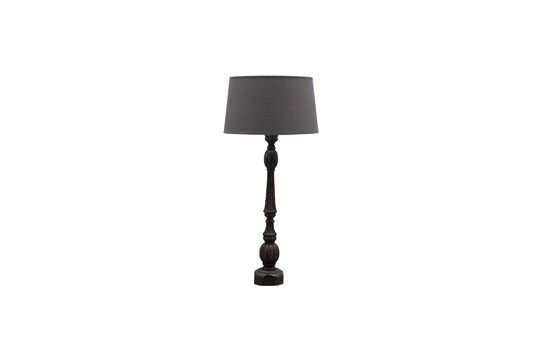 Bailey dark wood table lamp Clipped