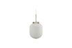 Miniature Ball white glass pendant 1